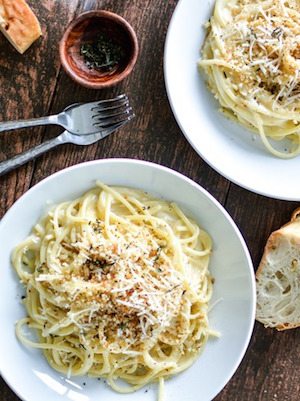 Cream Pecorino Spaghetti - 30 Minute Back to School Meals