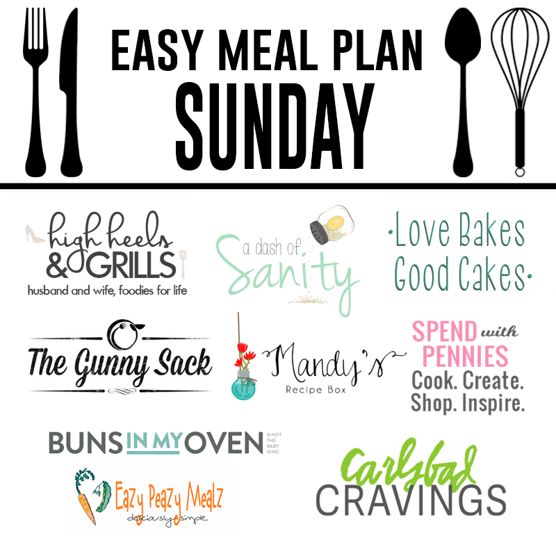 Easy Meal Plan Sunday collage.