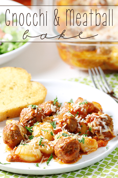 Gnocchi and Meatball Bake - Easy Meal Plan #19