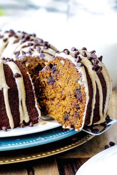 Chocolate Chip Pumpkin Pound Cake - Easy Meal Plan #19