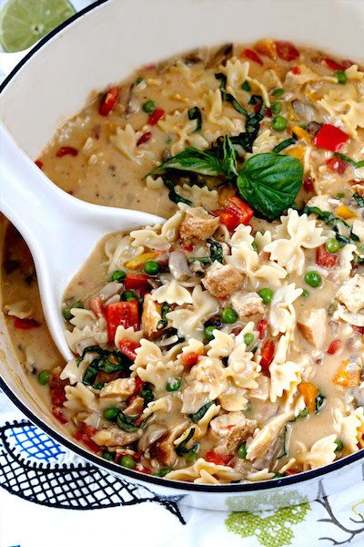 Creamy Cajun Chicken Pasta Soup - Easy Meal Plan #15