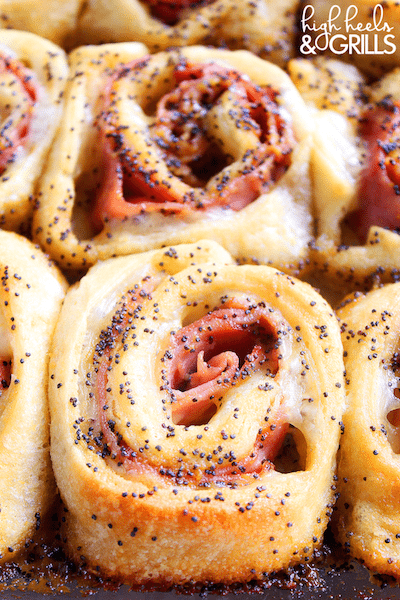 Baked Ham and Cheese Rollups - Easy Meal Plan #16