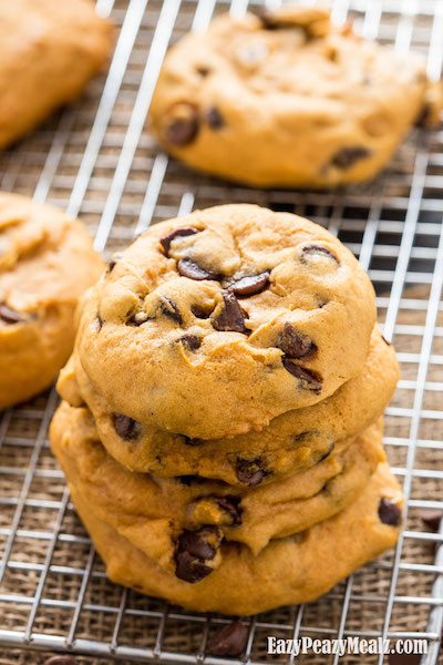 Pumpkin Chocolate Chip Cookies - Easy Meal Plan #17