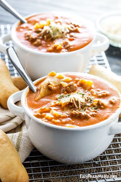 Lasagna Soup - Easy Meal Plan #16