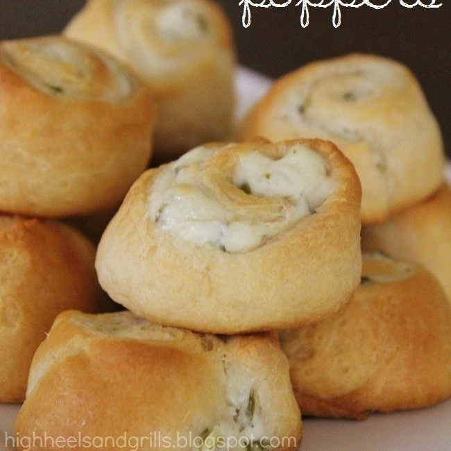 Jalapeno Cream Cheese RollUps High Heels and Grills