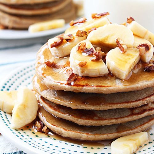 Healthy Banana Pancakes! High Heels and Grills
