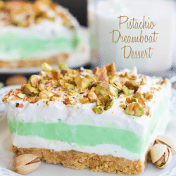 No-bake pistachio dreamboat dessert