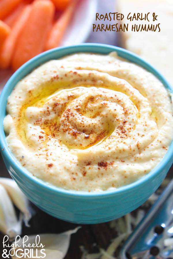 Roasted Garlic and Parmesan Hummus 1