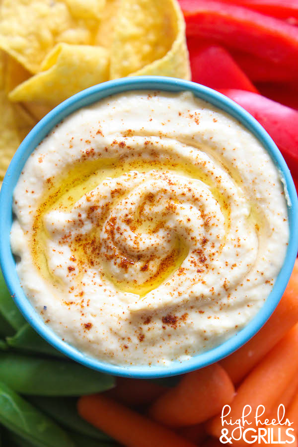 Roasted Garlic and Parmesan Hummus 2