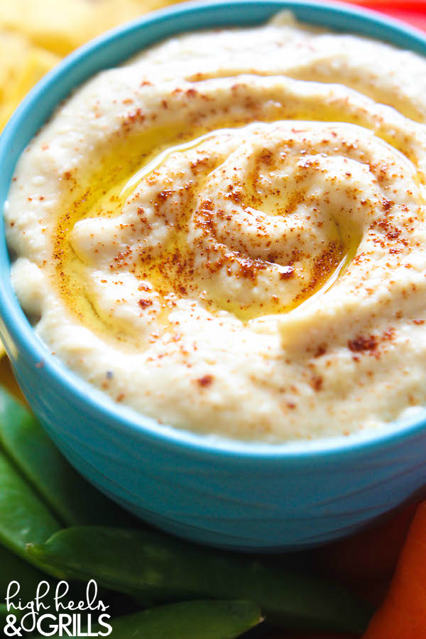 Roasted Garlic and Parmesan Hummus 4