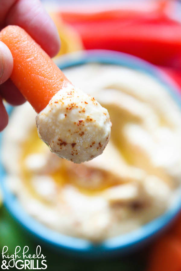 Roasted Garlic and Parmesan Hummus