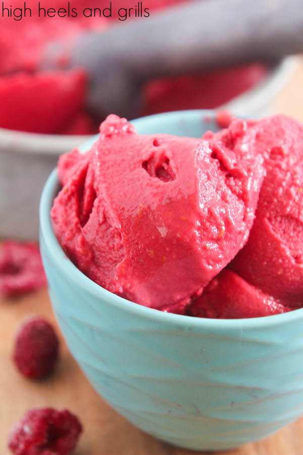 Skinny Raspberry Frozen Yogurt 4