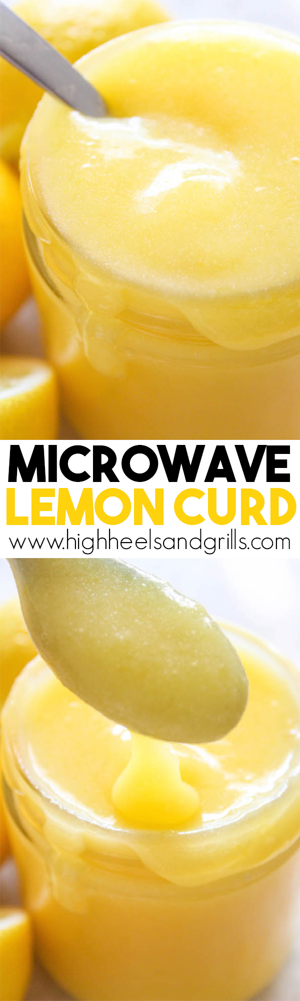 This easy Microwave Lemon Curd literally takes just minutes to make! It tastes awesome in your favorite lemon recipe or just plain on toast. 