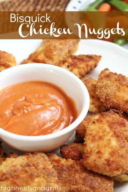 Bisquick Chicken Nuggets - High Heels and Grills Weekly Dinner Meal Plan #1