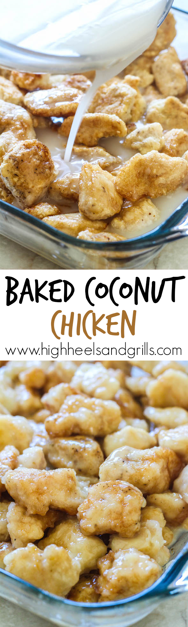 Baked Coconut Chicken. Better than take-out and so easy to make! This will be your new favorite dinner recipe.