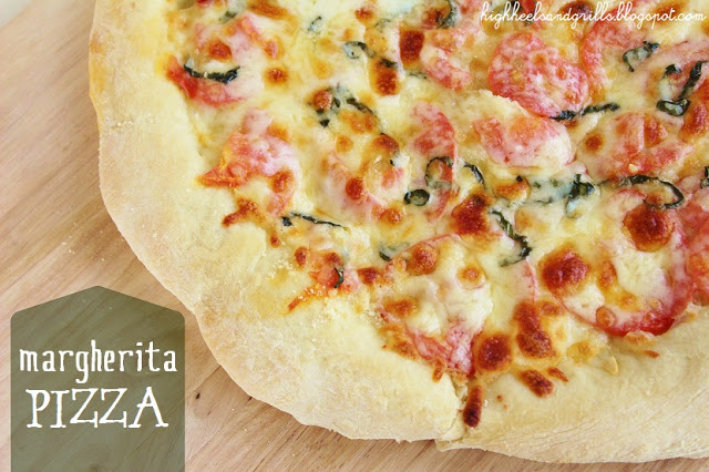 Margherita Pizza - High Heels and Grills Weekly Dinner Meal Plan #1