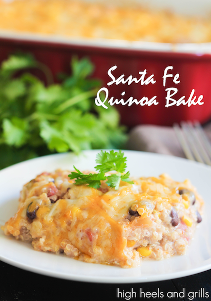 Santa Fe Quinoa Bake - High Heels and Grills Weekly Dinner Meal Plan #3