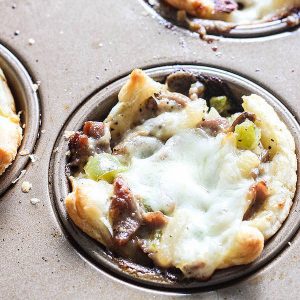 Philly Cheesesteak Cups