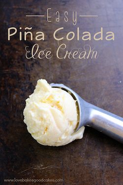 Pina Colada Ice Cream - 50 Ice Cream Recipes Roundup