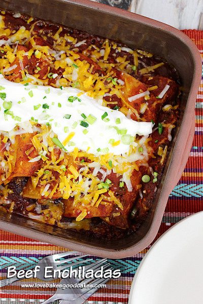 Beef Enchiladas - Easy Meal Plan Sunday #5