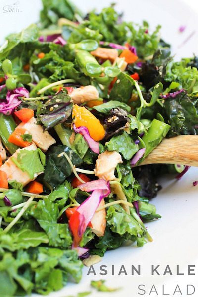 Asian Kale Salad - Easy Meal Plan Sunday #3