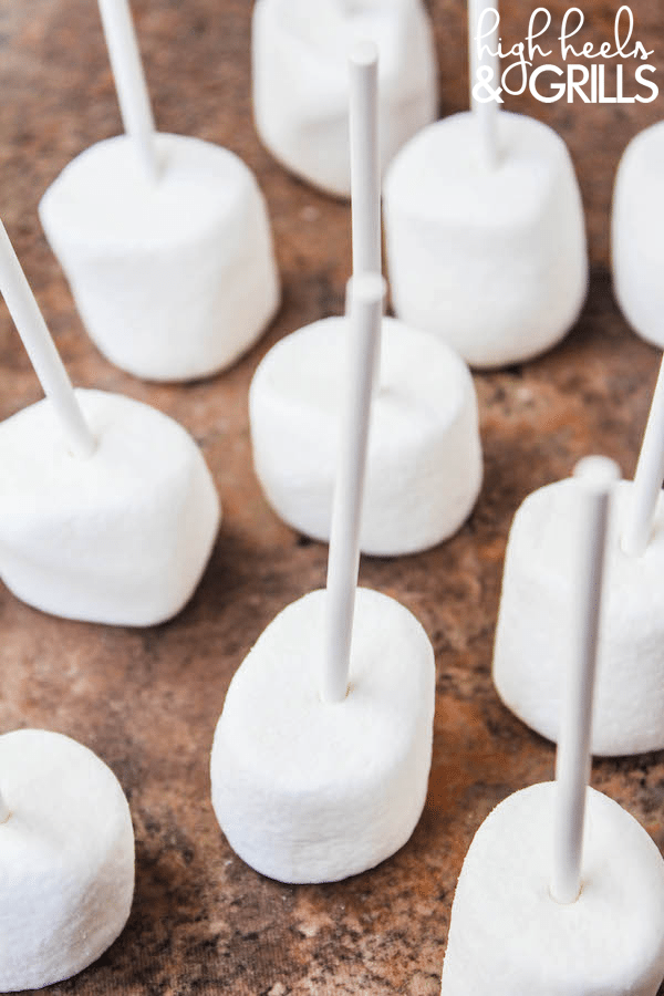 Caramel S'mores Pops - These are so easy to throw together and taste incredible! #LetsMakeSmores #ad