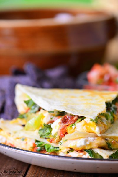 Chicken Club Quesadilla - Easy Meal Plan Sunday #5