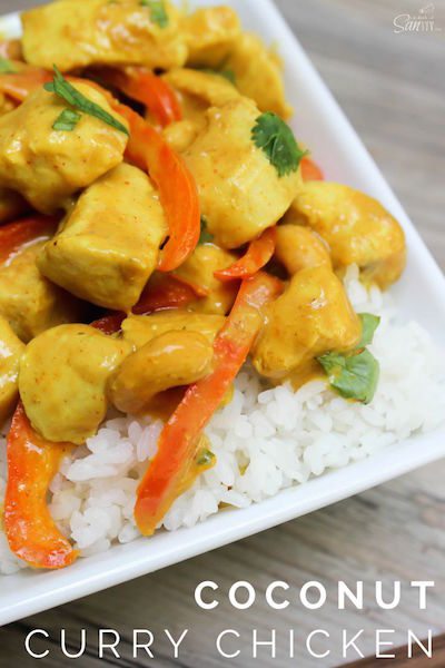 Coconut Curry Chicken - Easy Meal Plan Sunday #6