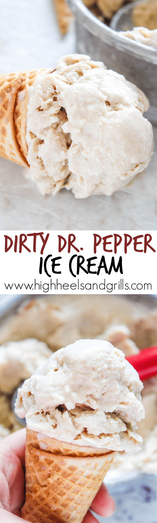 Dirty Dr. Pepper Ice Cream - Dr. Pepper, coconut, and lime makes this ice cream irresistible! #RealSeal