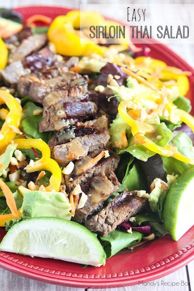 Easy Sirloin Thai Salad - Easy Meal Plan Sunday #6