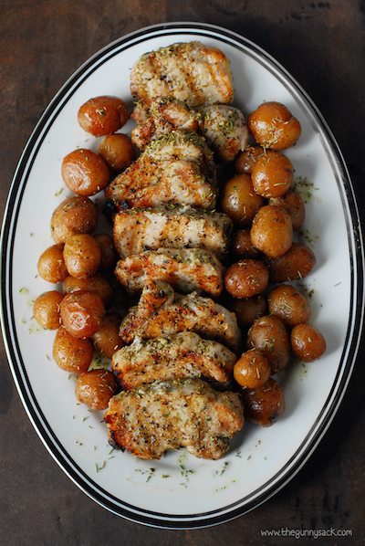 Garlic Rosemary Pork Tenderloin - Easy Meal Plan Sunday #3