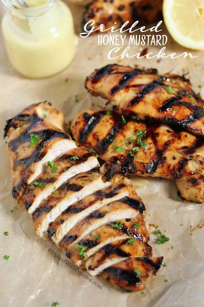 Grilled Honey Mustard Chicken - Easy Meal Plan Sunday #5