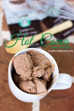 Hot Cocoa Ice Cream - 50 Ice Cream Recipes Roundup