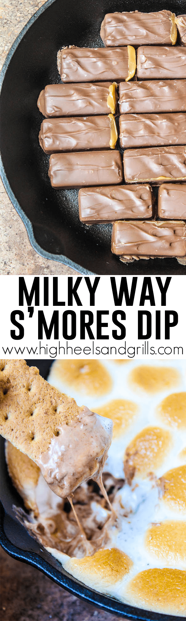Milky Way S'mores Dip - If you've never eaten s'mores dip, you have to start with this one!