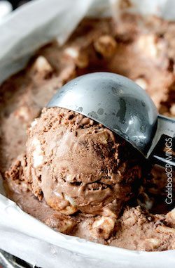 Rocky Road Ice Cream - 50 Ice Cream Recipes Roundup