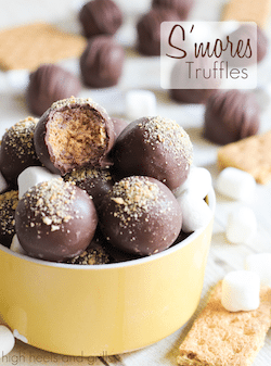 Caramel Smores Truffles