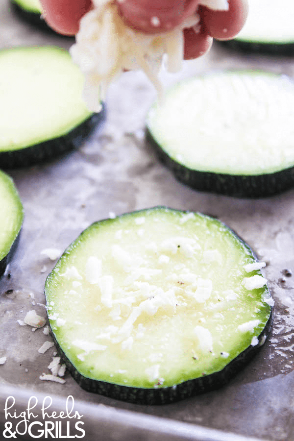 These Grilled Three Cheese Garlic Zucchini Rounds are the only way to eat zucchini. They are ridiculously easy to throw together and taste so good. 