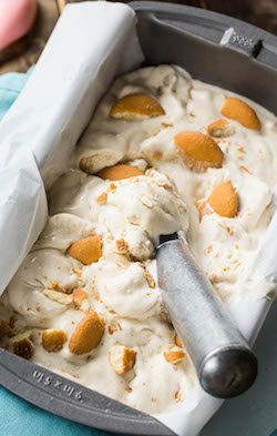 Banana Pudding Ice Cream - 50 Ice Cream Recipes Roundup