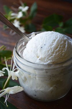 Honeysuckle Ice Cream - 50 Ice Cream Recipes Roundup