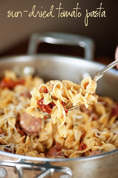 Sun-dried Tomato and Chicken Sausage Skillet - Easy Meal Plan Sunday #5