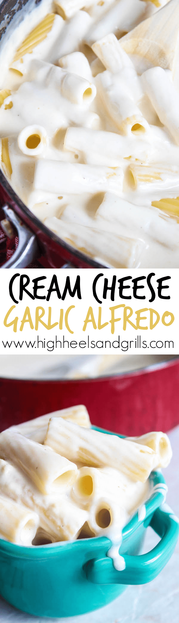 Cream Cheese Garlic Alfredo - The easiest alfredo I have ever made and tastes better than any restaurant alfredo!