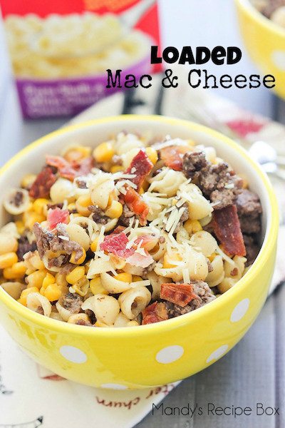 Loaded Mac and Cheese - Easy Meal Plan #9