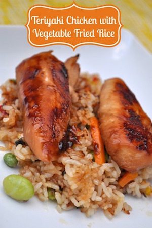 Teriyaki Chicken with Vegetable Fried Rice - 30 Minute Back to School Meals