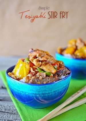 Simple Teriyaki Stir Fry - 30 Minute Back to School Meals