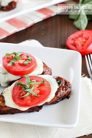 Caprese Balsamic Chicken - 30 Minute Back to School Meals