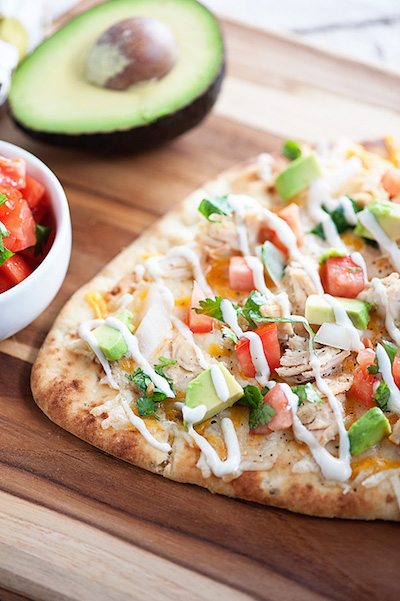 Mexican Chicken Flatbread - Easy Meal Plan #10