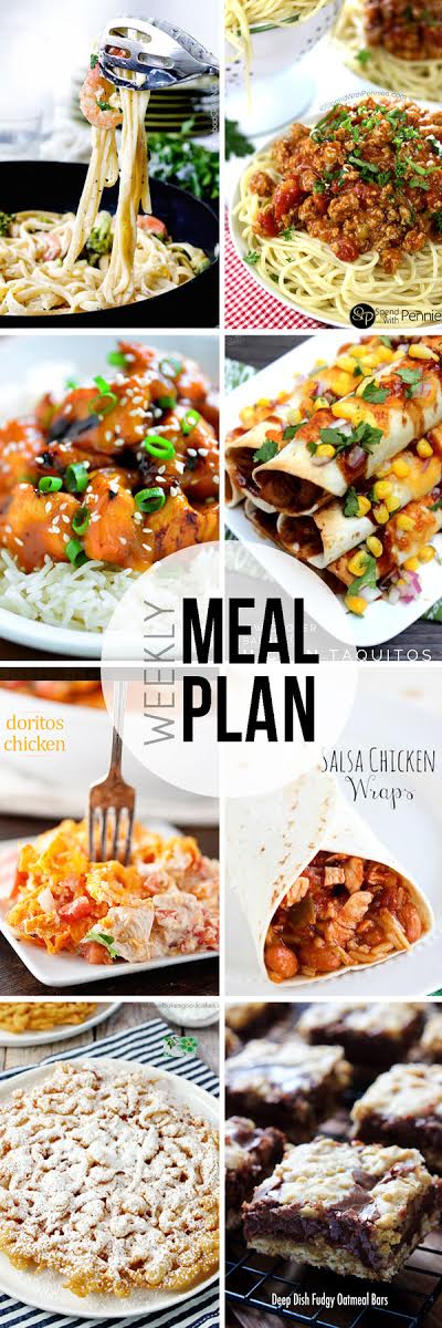 Easy Meal Plan Sunday #7 - 6 dinner and 2 dessert recipes from your favorite bloggers!