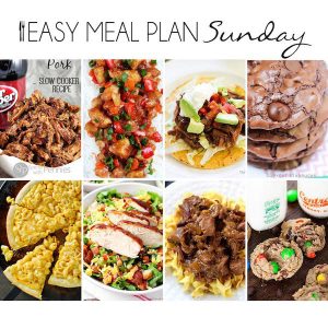 Easy Meal Plan Sunday #8