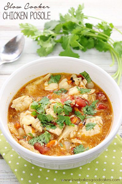 Slow Cooker Chicken Posole - Easy Meal Plan #13