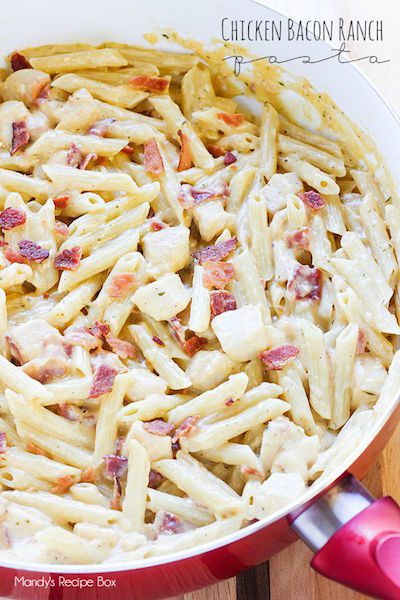 Chicken Bacon Ranch Pasta - Easy Meal Plan #14